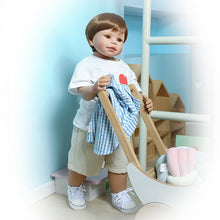 Carica l'immagine nel visualizzatore di Gallery, 28" Hard Vinyl Reborn Toddler Masterpiece Doll Handmade Boy Model Dana