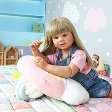 Carica l'immagine nel visualizzatore di Gallery, 34" Standing Big Toddler Girl Reborn Doll Masterpiece Ball Jointed Nicole