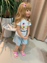 Carica l'immagine nel visualizzatore di Gallery, 39 Inch Masterpiece Doll Toddler Big Size Standing Reborn Baby Girl Doris