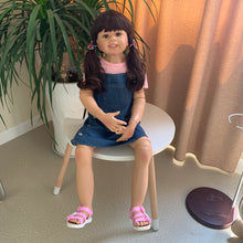 Carica l'immagine nel visualizzatore di Gallery, 39 Inch Masterpiece Doll Big Size Standing Reborn Baby Girl Toddler Eunice