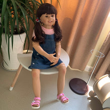 Carica l'immagine nel visualizzatore di Gallery, 39 Inch Masterpiece Doll Big Size Standing Reborn Baby Girl Toddler Eunice