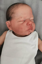 Load image into Gallery viewer, 19 Inch 48cm Painted Realistic Reborn Baby Doll Soft Silicone Baby Boy Doll Cloth Body Lifelike Reborn Toddler Dolls