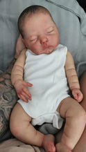Load image into Gallery viewer, 19 Inch 48cm Painted Realistic Reborn Baby Doll Soft Silicone Baby Boy Doll Cloth Body Lifelike Reborn Toddler Dolls