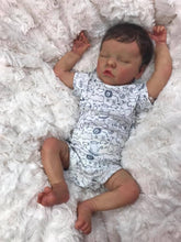 Cargar imagen en el visor de la galería, Sleeping Boy 18" Reborn Baby Doll Silicone Vinyl Handmade