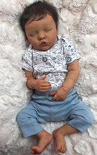 Cargar imagen en el visor de la galería, Sleeping Boy 18" Reborn Baby Doll Silicone Vinyl Handmade