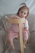 Load image into Gallery viewer, Reborn Toddler Girl Silicone Baby Doll Maggie 24 Inch Newborn Babies Weighted Cloth Body Gift Set Toys for Kids