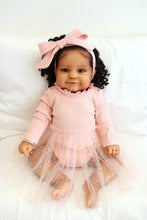 Load image into Gallery viewer, Big Size Reborn Toddler That Look Real Black African American Girls Maddie Weighted Cloth Body Cuddly