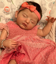 Load image into Gallery viewer, Lovely Realistic Reborn Baby Dolls Girls Sleeping 20 Inches Preemie Newborn Dolls Real Lifelike Soft Silicone Reborn Babies Xmas Birthday Gift for Kids Age 3+