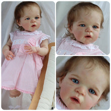 Load image into Gallery viewer, 24 Inch Girl Toddler Reborn Visible Veins Realistic Newborn Baby Doll Weighted Reborn Baby Dolls Birthday Gift for Children