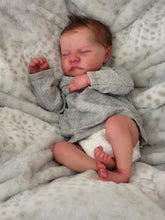Load image into Gallery viewer, Lifelike Reborn Baby Doll Soft Silicone Vinyl Realistic Reborn Baby Dolls Sleeping Levi