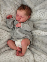 Load image into Gallery viewer, Lifelike Reborn Baby Doll Soft Silicone Vinyl Realistic Reborn Baby Dolls Sleeping Levi