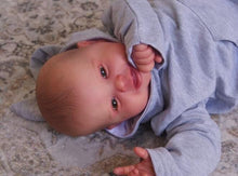 Cargar imagen en el visor de la galería, 24 Inches Weighted Reborn Toddler Boy Real Life Like Newborn Baby Doll Silicone Reborn Baby Doll 3D Skin Visible Veins and Capillaries