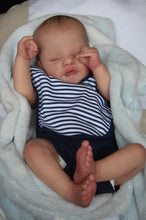 画像をギャラリービューアに読み込む, 19 Inch Realistic Reborn Baby Dolls Girl Cute Smiling Silicone Baby Girl Doll Preemie Lifelike Reborn Toddler Dolls