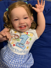 Load image into Gallery viewer, 24 Inch Handmade Finished Silicone Reborn Toddler Dolls Newborn Reborn Baby Doll Girl Weighted Cloth Body