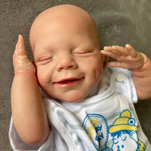 Загрузить изображение в средство просмотра галереи, Lifelike Reborn Toddler 19 Inch Realistic Newborn Baby Doll Boy Full Silicone Body Reborn Baby Dolls