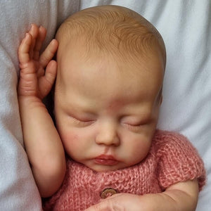 18 Inch Adorable Reborn Baby Dolls Girl Lifelike Sleeping Reborn Baby Doll Realistic Newborn Baby Dolls