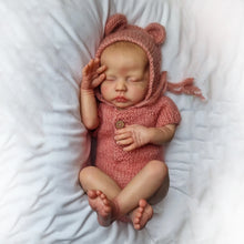 Laden Sie das Bild in den Galerie-Viewer, 18 Inch Adorable Reborn Baby Dolls Girl Lifelike Sleeping Reborn Baby Doll Realistic Newborn Baby Dolls
