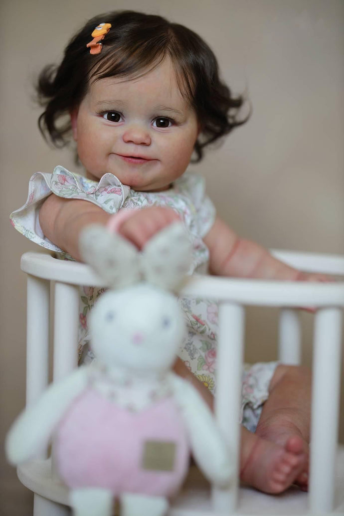 24 Inch Adorable Real Life Newborn Baby Dolls Lifelike Cuddly Reborn Baby Doll Maddie Realistic Baby Doll Girl Gift