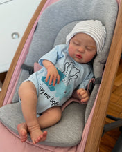 Load image into Gallery viewer, Pinky Reborn 20" Cute Sleeping Reborn Baby Doll  Closed Eyes  Soft Body  Outfit and Pacifier
