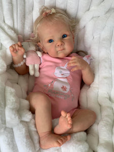 Cute 18 Inch Realistic Reborn Baby Dolls Lifelike Newborn Baby Dolls Girl Lovely Preemie Baby Doll