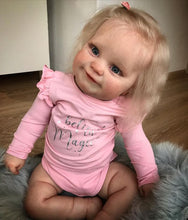 Загрузить изображение в средство просмотра галереи, 20 Inch Realistic Newborn Baby Doll Adorable Lifelike Reborn Baby Dolls Cuddly Simulation Toddler Child Gift for Kids

