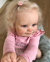 Carregar imagem no visualizador da galeria, 20 Inch Realistic Newborn Baby Doll Adorable Lifelike Reborn Baby Dolls Cuddly Simulation Toddler Child Gift for Kids
