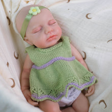 Load image into Gallery viewer, 12inch Mouth Can Open Super Soft Solid Platinum silicone Flexible Elastic LifelikePremie Baby Reborn Loulou Doll
