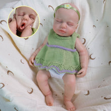 Load image into Gallery viewer, 12inch Mouth Can Open Super Soft Solid Platinum silicone Flexible Elastic LifelikePremie Baby Reborn Loulou Doll

