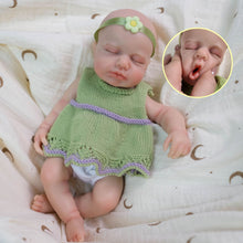 Load image into Gallery viewer, 12inch Mouth Can Open Super Soft Solid Platinum silicone Flexible Elastic LifelikePremie Baby Reborn Loulou Doll
