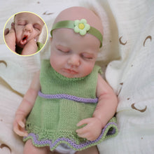 Load image into Gallery viewer, 12inch Mouth Can Open Super Soft Solid Platinum silicone Flexible Elastic LifelikePremie Baby Reborn Loulou Doll
