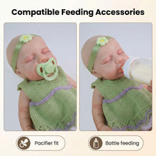 Load image into Gallery viewer, 12inch Mouth Can Open Super Soft Solid Platinum silicone Flexible Elastic LifelikePremie Baby Reborn Loulou Doll
