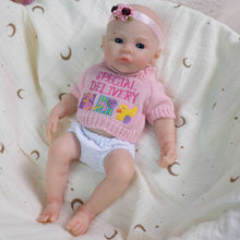 Load image into Gallery viewer, 12 Inch Full Silicone Reborn Baby Doll with Open Mouth &amp; Tongue
