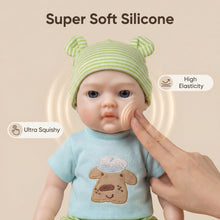 Load image into Gallery viewer, Newborn Silicone Infant Doll Washable Full Body Silicone Comfort Toy Collectible Gift Doll for Girls Kids
