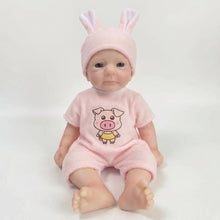Load image into Gallery viewer, Pinky Reborn 12 Inch 30 cm Silicone Full Body Baby Girl,Silicone Baby Doll - Platinum Silicone Weighted Realistic Newborn Lifelike Preemie Doll Gift Collectors &amp; Kids Age 3+
