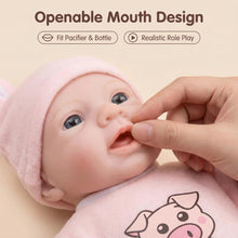 Load image into Gallery viewer, Pinky Reborn 12 Inch 30 cm Silicone Full Body Baby Girl,Silicone Baby Doll - Platinum Silicone Weighted Realistic Newborn Lifelike Preemie Doll Gift Collectors &amp; Kids Age 3+
