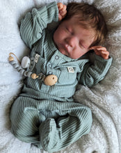 画像をギャラリービューアに読み込む, 19inch Lifelike Cuddly Reborn Baby Dolls Levi Realistic Sleeping Lovely Reborn Baby Dolls Adorable Newborn Baby Dolls Gift for Kids
