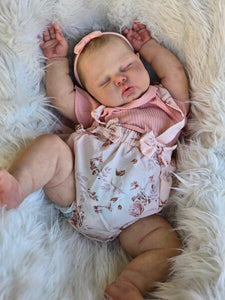 24 Inch Toddler Reborn Doll Girl Lifelike Silicone Reborn Baby Dol Newborn Realistic Baby Doll Xmas Gift