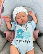 Load image into Gallery viewer, Pinky Reborn 20" Cute Sleeping Reborn Baby Doll  Closed Eyes  Soft Body  Outfit and Pacifier
