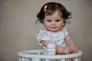 24 Inch Adorable Real Life Newborn Baby Dolls Lifelike Cuddly Reborn Baby Doll Maddie Realistic Baby Doll Girl Gift
