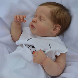 20 inch Sleeping Lifelike Reborn Baby Dolls LouLou Realistic Cuddly Newborn Baby Dolls Gift for Kids