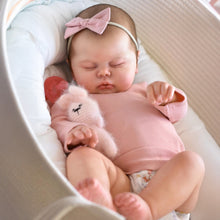 Load image into Gallery viewer, Pinky Reborn 19 inch Reborn Baby Doll Painted Hair Soft Cloth Body Vinyl Limbs Fake Babydoll Birthday Gifts For Kids
