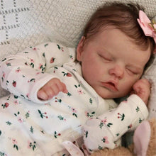 Carica l&#39;immagine nel visualizzatore di Gallery, Realistic Reborn Baby Dolls Silicone Soft Vinyl Lifelike Sleeping Newborn Baby Girl
