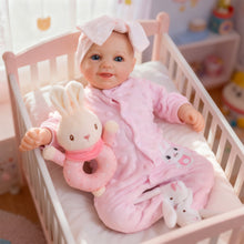 Load image into Gallery viewer, Reborn Dolls Reborn Baby Dolls Sunny 19 inch Realistic Newborn Girls Lifelike Real Baby Open Eye Softness Cloth Body that Look Cute Toddler For Kids Age 3+

