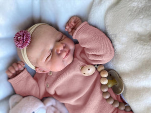 18 inch lovely cute face slepping reborn baby dolls good gifts ideas for kids birthday holiday present full vinyl body dolls
