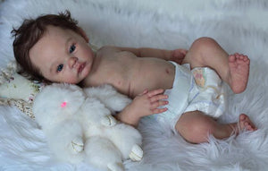 Realistic Reborn Baby Doll Handmade Realistic Soft Silicone Full Body Newborn Baby Dolls Girl / Boy
