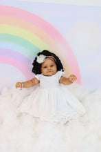 Carica l&#39;immagine nel visualizzatore di Gallery, 24 Inch Adorable Lifelike Reborn Toddler Doll Black African American Baby Dolls Cuddly Realistic Newborn Baby Doll Girls Gift

