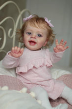 Загрузить изображение в средство просмотра галереи, 24inch Lifelike Real Life Newborn Baby Dolls Realistic Reborn Toddler Doll Girl  Adorable Lovely Baby Dolls Gift
