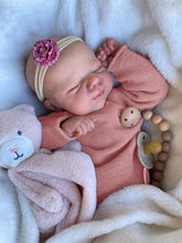 Load image into Gallery viewer, 18 inch lovely cute face slepping reborn baby dolls good gifts ideas for kids birthday holiday present full vinyl body dolls
