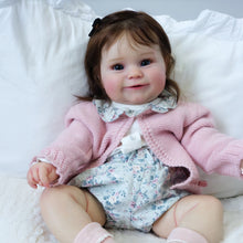 Load image into Gallery viewer, Pinky Reborn Washable Full Body Vinyl Silicone Maddie Girl Dolls Reborn Baby Dolls 20 Inch Real Looking Reborn Doll Best Birthday Set Toys for Kids

