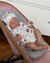 Load image into Gallery viewer, 20 Inch Reborn Baby Doll Hand-Painted Closed Eyes Vinyl Limbs &amp; Head Soft Cloth Body Magnetic Pacifier Realistic Newborn Doll
